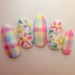 春めきカラフル♪マドラスチェックで春ネイル♪