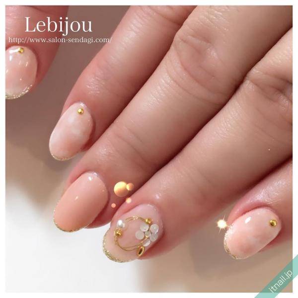 絶妙な色味が大人っぽい 冬のマーブルネイル見本帳 Itnail