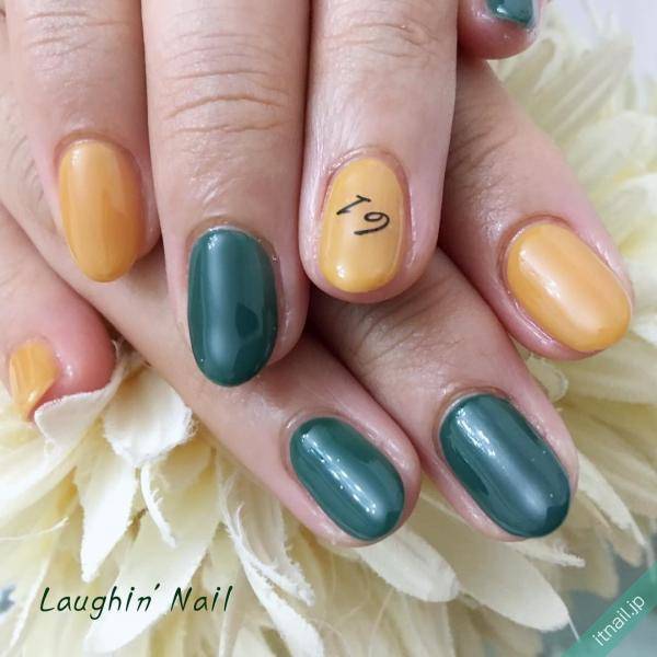 ハッピーになれそう さりげないラッキーナンバーネイル Itnail
