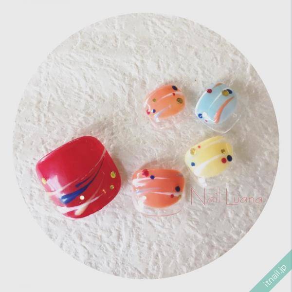 夏といったらコレ 夏祭りネイル でテンションup Itnail