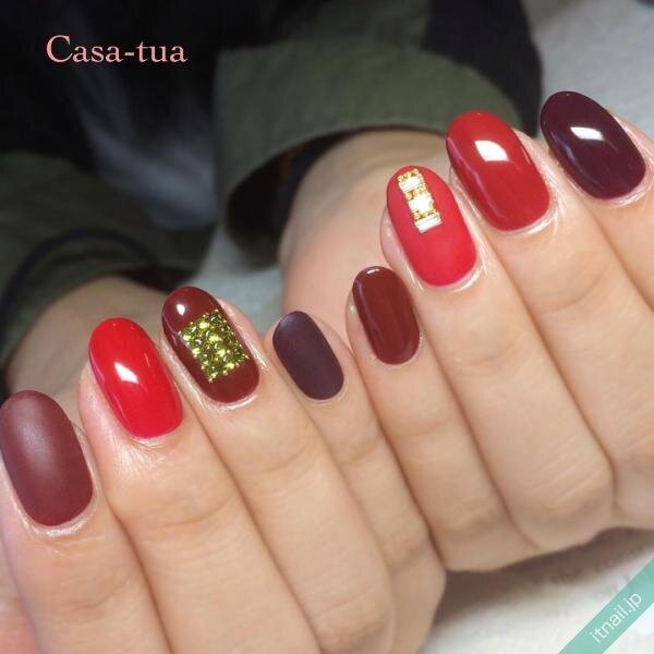 おしゃれにキメたい マットを使ったネイルデザイン Itnail