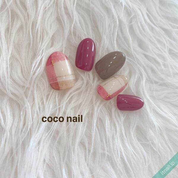 秋冬はやっぱりコレ チェックネイル ランキングtop10 Itnail