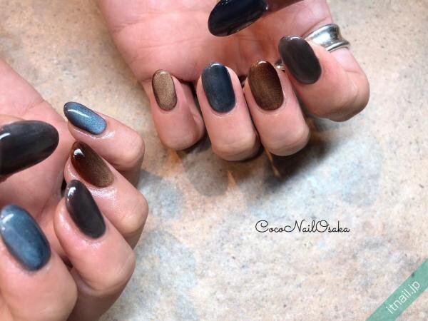 魅惑のマグネットネイルで叶える 幻想的な大人ネイル 特集 Itnail