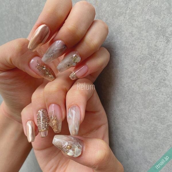 どれにしようか迷っちゃう 天然石ネイル 色別デザイン21 Itnail