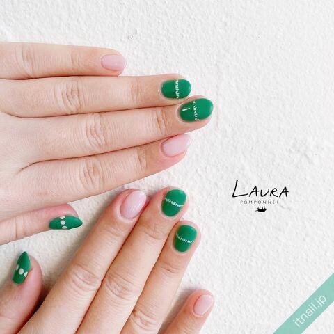 Carey レトロで一際目立つグリーンカラー7色 ネイル カラージェル