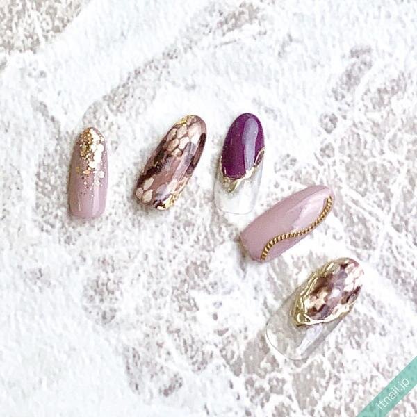 骨格ウェーブさんにおすすめの チェーンネイル 9選 華奢なデザインが Itnail