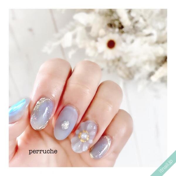 パールを添えた ぷっくりフラワーネイル 集 22年春はこのデザイン Michill Bygmo ミチル パールを添えた ぷっくりフラワーネイル 集 22年春はこのデザイン Michill Bygmo ミチル
