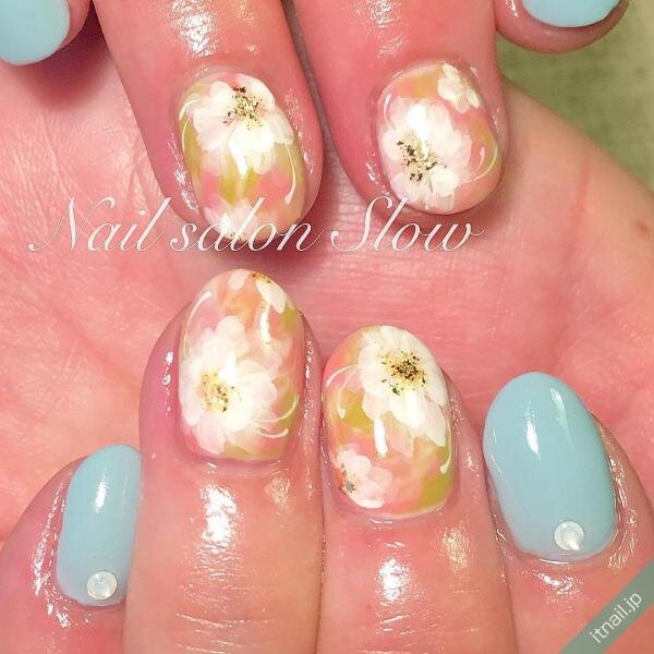 春のライトグリーンネイル スタイル別に魅せる10デザイン Itnail 春のライトグリーンネイル スタイル別に魅せる10デザイン Itnail