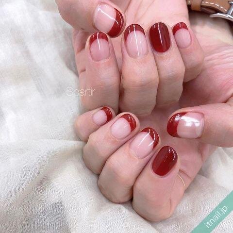手持ちのポリッシュでできちゃう レッドネイルのデザインバリエ Itnail
