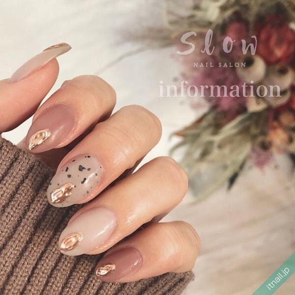 大人ネイルに抜け感を まだら模様 ぶち模様 がおしゃれなデザインまとめ Itnail