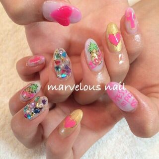 Popteenモデル みちょぱ こと 池田 美優 ちゃんのネイルが可愛い Itnail