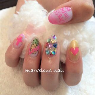 Popteenモデル みちょぱ こと 池田 美優 ちゃんのネイルが可愛い Itnail