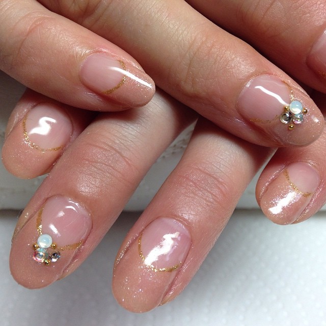 オフィスok シンプル エレガントなネイルデザインカタログ Itnail