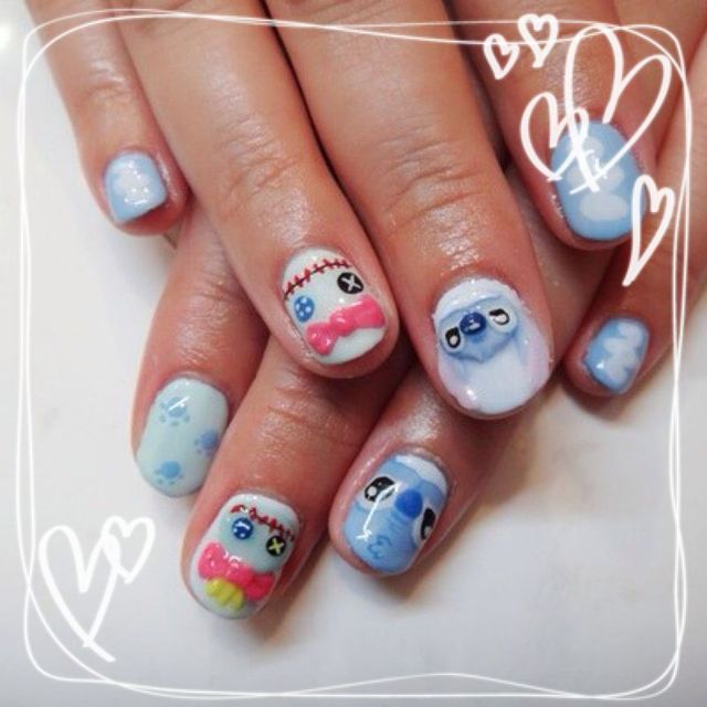 あのディズニーキャラクターをネイルで楽しみたい スティッチ 編 Itnail